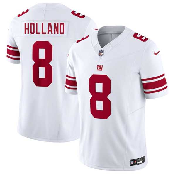 Men & Women & Youth New York Giants #8 Jevon Holland White 2025 F.U.S.E. Vapor Untouchable Limited Stitched Jersey->new york giants->NFL Jersey